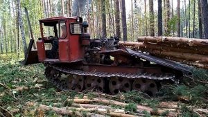 Работа на ТДТ-55