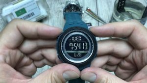 Новинка SKMEI 2070 5ATM LAKE BLUE. Настройка + тест на воду.
