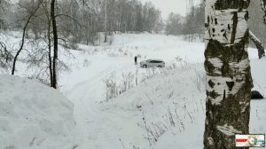 Pajero sport vs Prado 150 vs Pajero 4 тест по снегу подъем из оврага в гору бездорожье
