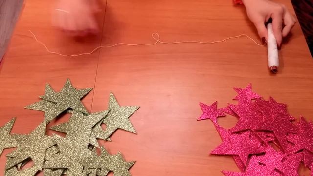 DIY: Новогодняя гирлянда своими руками. смотреть онлайн