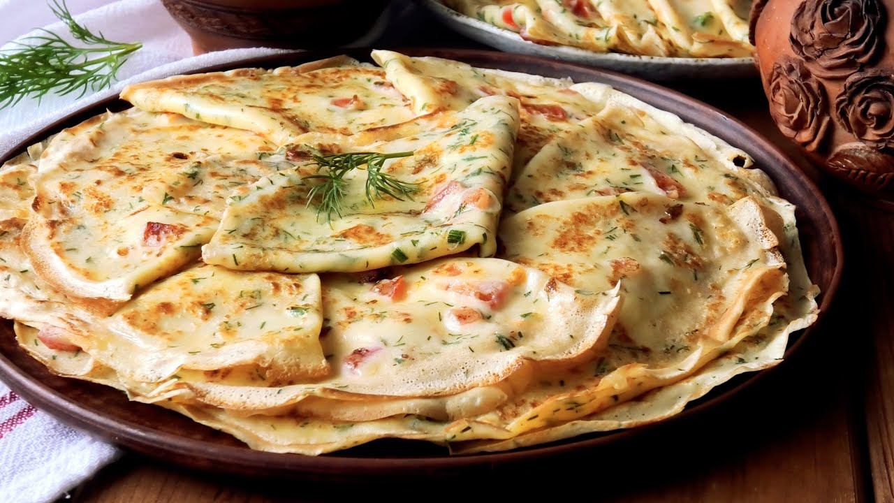 ВКУСНЕЙШИЕ СЫТНЫЕ БЛИНЫ! // DELICIOUS HEARTY PANCAKES!