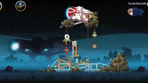 Angry Birds Star Wars Hoth Cutscenes 3 Level 3-28 Millennium Falcon