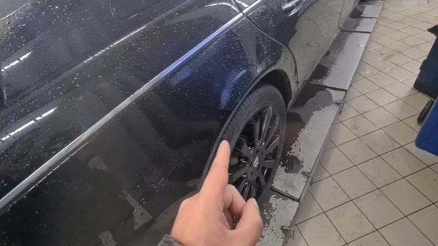 Maybach 57s сход-развал особенности задней оси и корректировки кузова