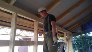 Замена половины дома не снимая крыши Каркас с перекрытием