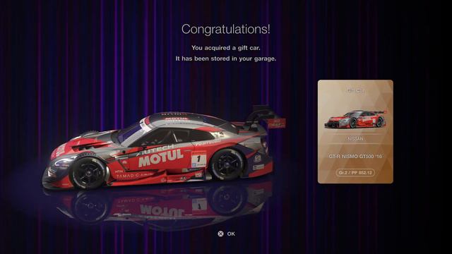 Gran Turismo 7, Won a NISSAN GT-R NISMO GT500 '16. PS5 4K. смотреть онлайн