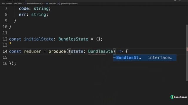 224. The Bundles Reducer | React with Typescript