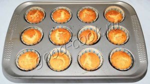 Лимонные капкейки. Рецепт приготовления