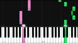 J.S. Bach - Jesu Joy Of Man’s Desiring | EASY Piano Tutorial