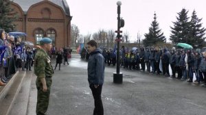 Начало парада. Сдача рапортов.