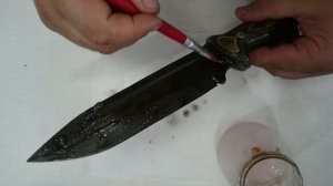 Травление клинка.самый быстрый способ.