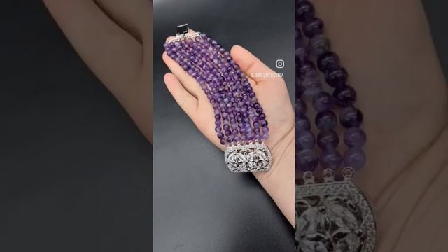 Аметист. Украшения из натуральных камней.