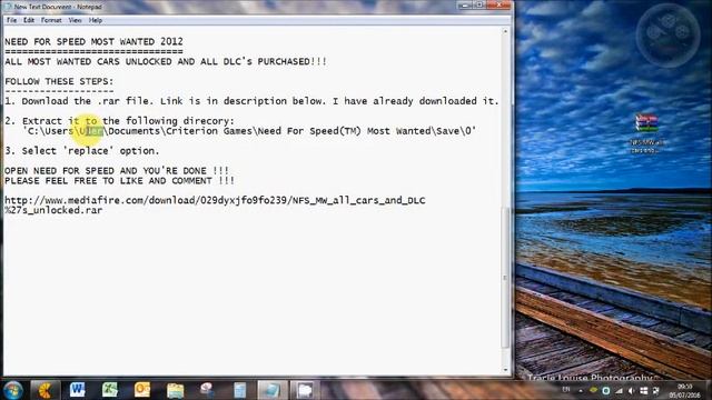 NFS-MW 2012 100% + DLCs SAVEGAME DOWNLOAD смотреть онлайн
