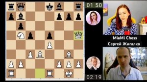 ОЧЕНЬ ОПТИМИСТИЧНО ПРОДОЛЖАЕТ БОРЬБУ! // GM СЕРГЕЙ ЖИГАЛКО vs МАЙЯ ПОРОЖНЯК