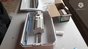 Бюджетный однофазный вводной щит  Автоматика Shneider Electric.