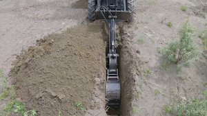Испытания экскаваторной руки