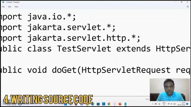 022 - Running First Servlet -Simple steps without IDE смотреть онлайн
