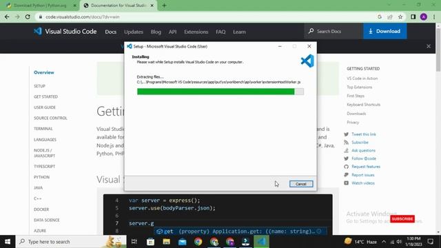 How to install Python 3.10.0 in VS Code | SetUp Python on VS Code | Python on Windows 10 | 3 Minute