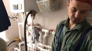 Промывка отопления частного дома 200м2