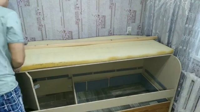 Детская кровать с выдвижным ящиком своими руками. Кровати для девочек. DIY children's beds