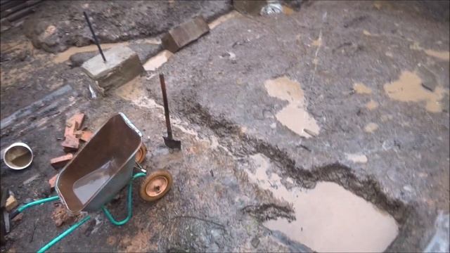 Фундамент для навеса -- дёшево. ДЕРЕВНЯ. смотреть онлайн