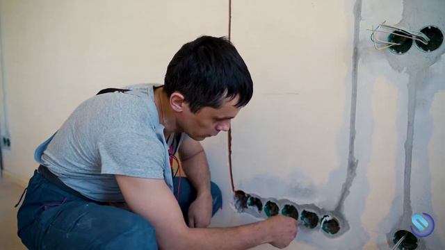 Монтаж электропроводки в квартире