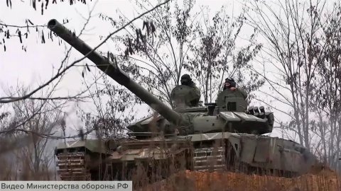 В Минобороны РФ показали работу танкистов Южного военного округа