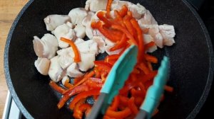 ?СОБА с курицей и овощами? ✔Ужин за 15 МИНУТ !?