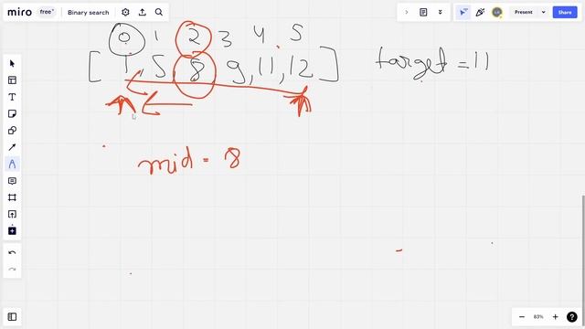 Binary Search - Leetcode 704 - Divide and Conquer - Java смотреть онлайн
