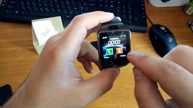 Самые дешевые смартчасы/часофон на Алиэкспресс - DZ09 смотреть онлайн