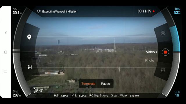 DRC RAW - Phone capture of Xiaomi 4K Drone GPS tests - 2018-01-11 смотреть онлайн