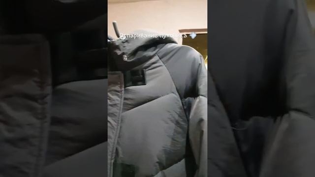 Отпаривание пуховика