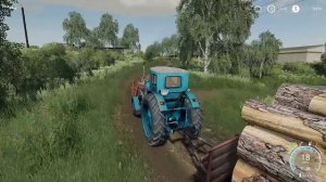 FS 19 - Купил трактор у соседа.  Продал кругляк.  Обработка гербицидами  - Фермер в БАЛДЕЙКИНО # 13
