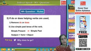 Reported Speech Direct Indirect Speech | English Grammar | English Medium | Home Revise