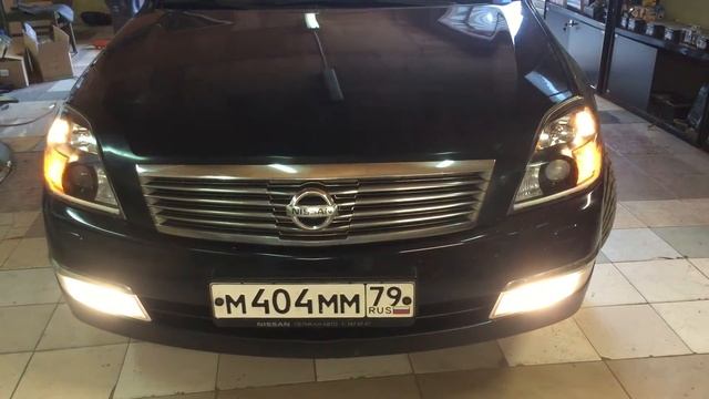 Новые глазки на Nissan Teana J31 смотреть онлайн