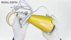 Настольная лампа Rivoli Edith 7069-501 1 * Е14 40 Вт керамика желтая