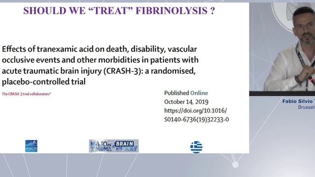 Coagulation management in TBI Fabio Silvio Taccone  ESICM 22 Tr&TBI