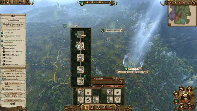 WOOD ELVES CAMPAIGN - Total War: Warhammer Gameplay #4 смотреть онлайн