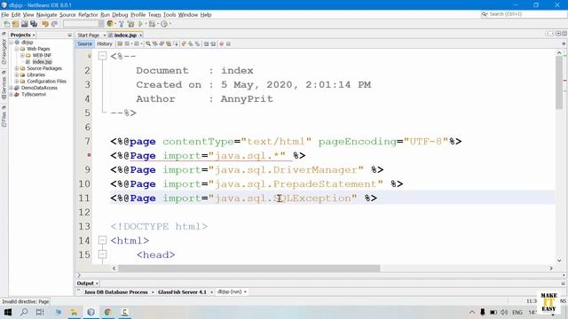 How to insert data in mysql data base using jsp ? [ in Hindi ] смотреть онлайн