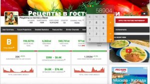 Рецепты в гостях у Вани Доход с Ютуб канала. Сколько зарабатывает  на Youtube