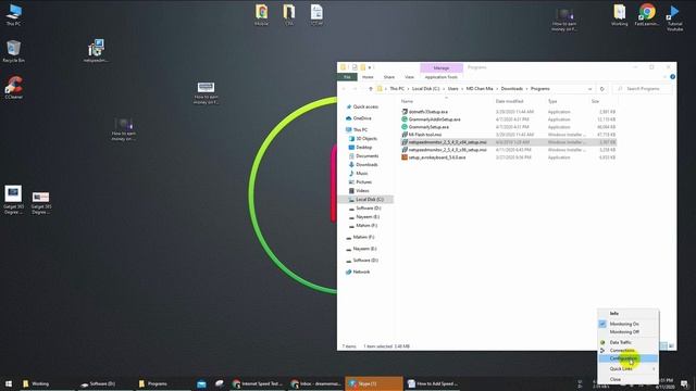 Internet Speed Monitor for Windows | How to Add Speed Meter in Desktop Taskbar смотреть онлайн