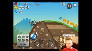 Этап курс молодого бойца на аппарате кроссовый мотоцикл в игре Hill Climb Racing.mp4