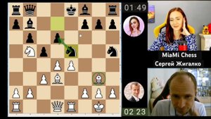 ОЧЕНЬ ОПТИМИСТИЧНО ПРОДОЛЖАЕТ БОРЬБУ! // GM СЕРГЕЙ ЖИГАЛКО vs МАЙЯ ПОРОЖНЯК