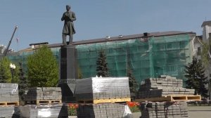 14.05.2013 г. Замена асфальта на плитку 00993