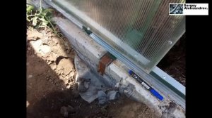 Теплица на фундаменте