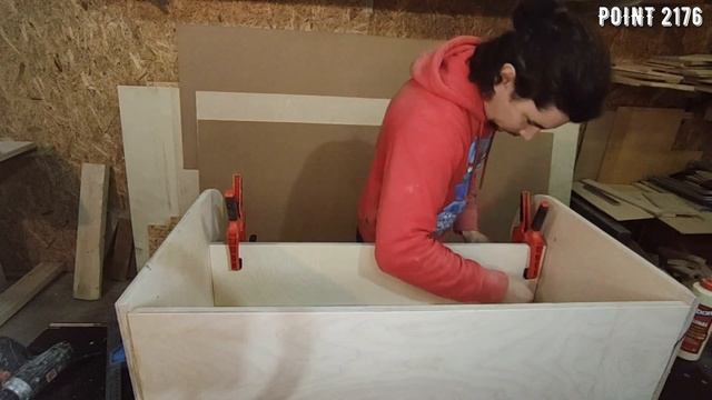 Экономим место для хранения. Ящик с газлифтами.
