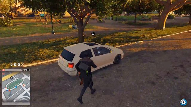 Забавный баг в Watch Dogs 2, призрак в машине \ Ghost in Car Watch Dogs 2 смотреть онлайн