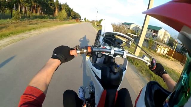 Покатушки на Kayo t4 и ninja zx6r СТАНТ