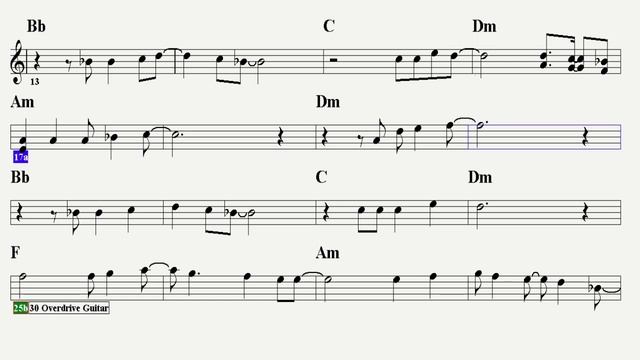 GİT GİDECEKSEN BEKLEME--Am--(Play Along)--:Guitar,Keyboard,Flute,Violin,Melodica,Ukulele,Recorder. смотреть онлайн