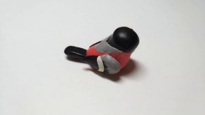 ❄ Снегирь из пластилина, полимерной глины или мастики (Modelling Clay Bullfinch)