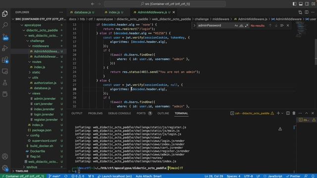 Misconfigured JWT and Server Side Template Injection смотреть онлайн